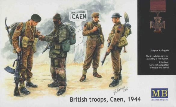 British Troops Caen, 1944 1:35