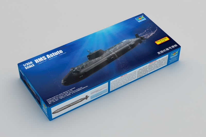 HMS Astute Submarine 1:350