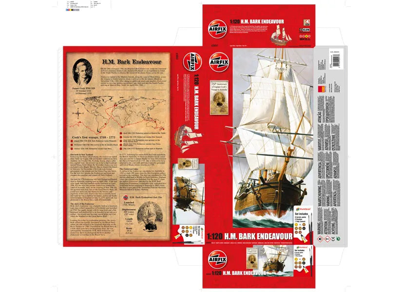 H.M. Bark Endeavour 1:120