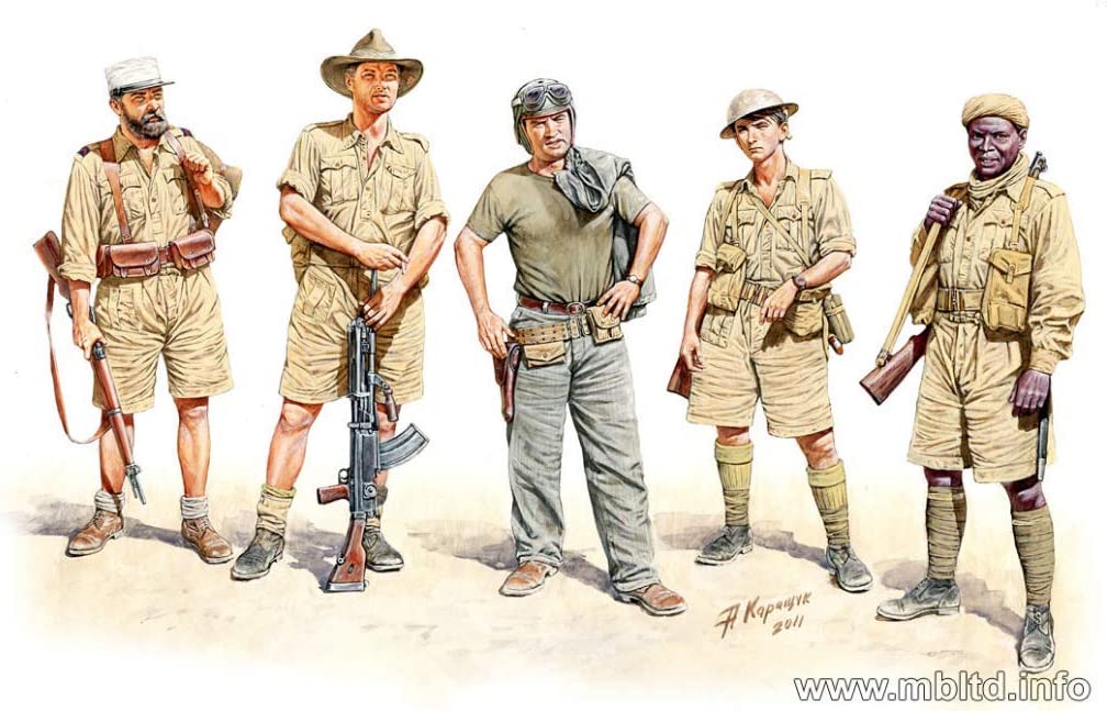 Allied Forces WWII era, North Africa desert battles series