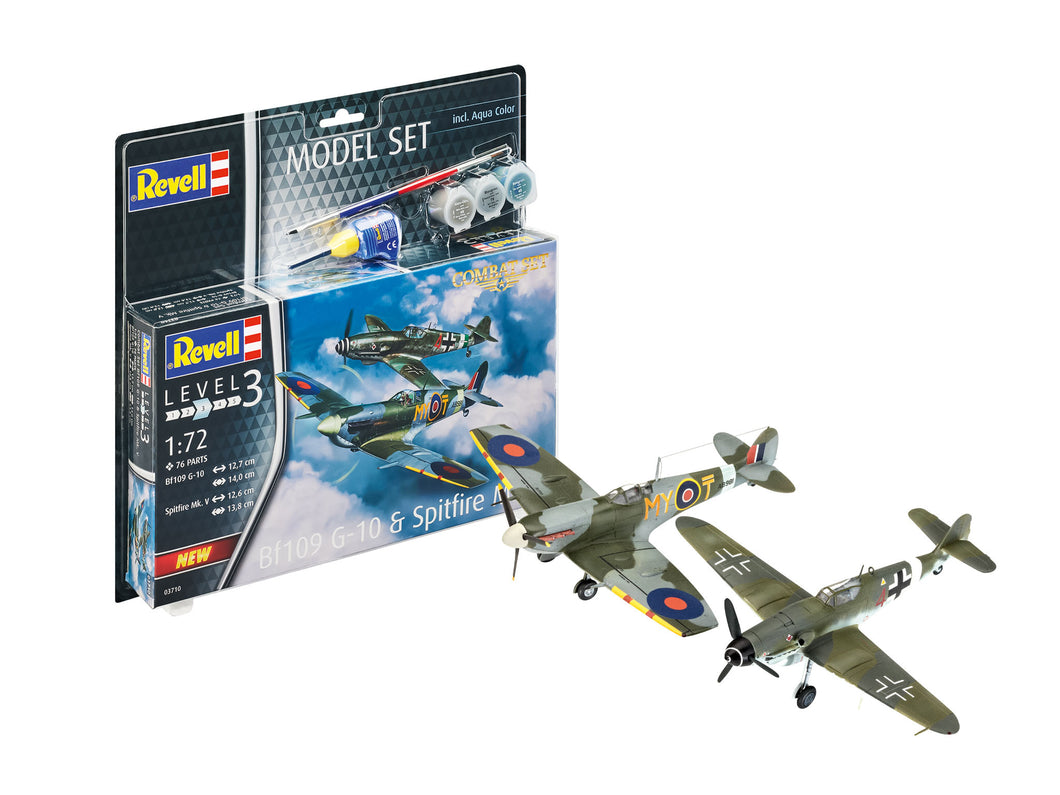 Bf109 G-10 & Spitfire Mk.V 1:72