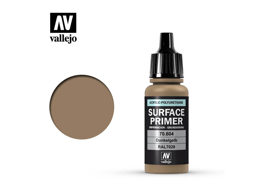 70.604 Surface Primer German Dark Yellow RAL7028