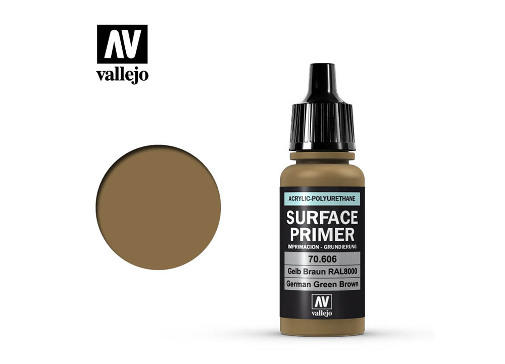 70.606 Surface Primer German Green Brown RAL8000