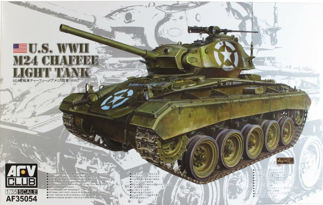 US WWII M24 Chaffee Light Tank 1:35