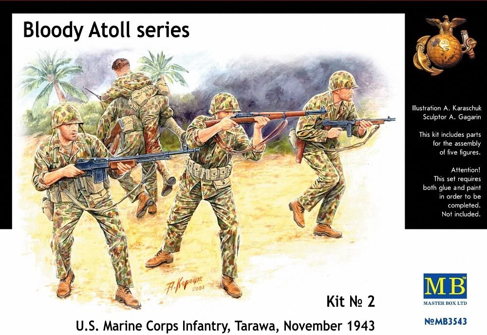 Bloody Atoll Series. Kit No.2 US Marine Corps Infantry 1:35