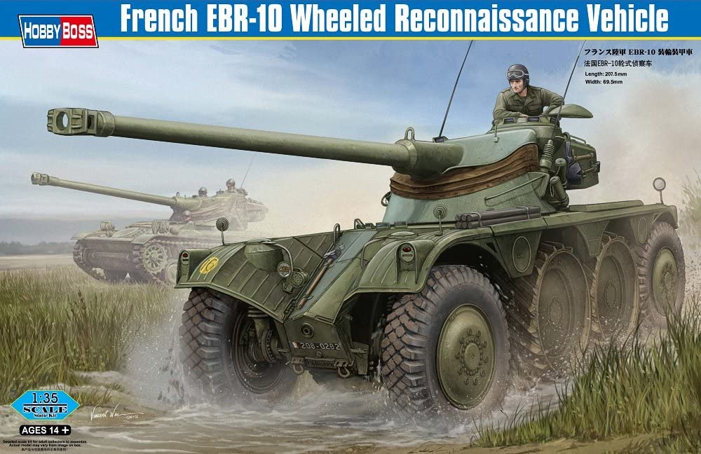 French EBR-10 Wheeled Reconnaissance Vehicle 1:35