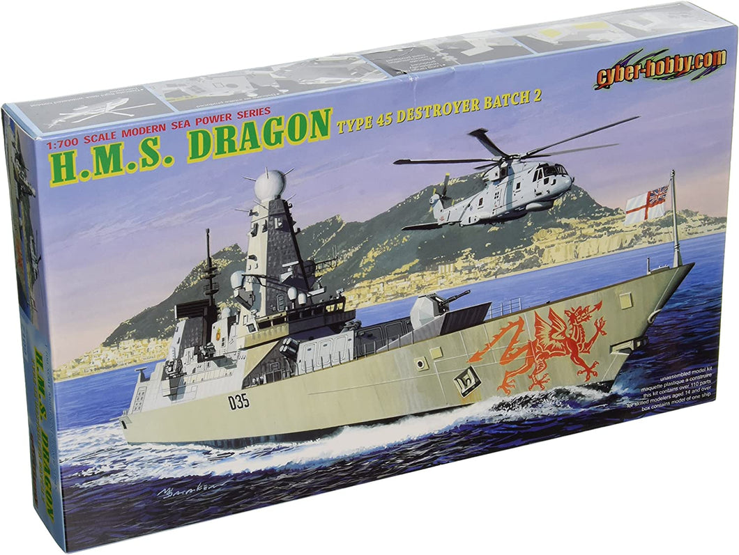 HMS Dragon Type 45 Destroyer 1:700