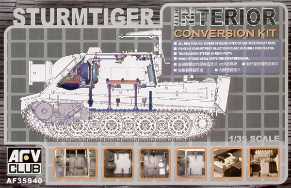 Sturmtiger 38cm Interior conversion/detail kits