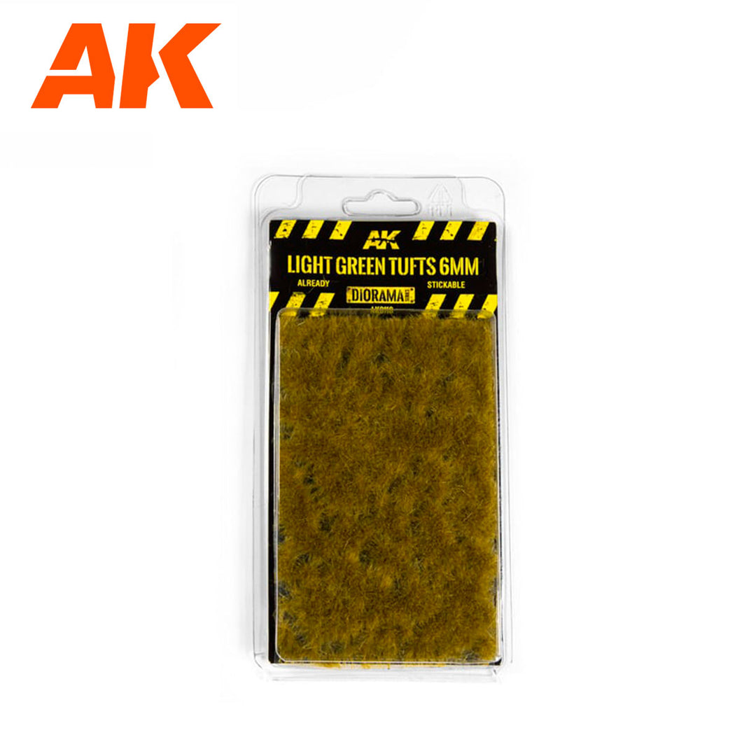 Mixed Green Tufts 6mm