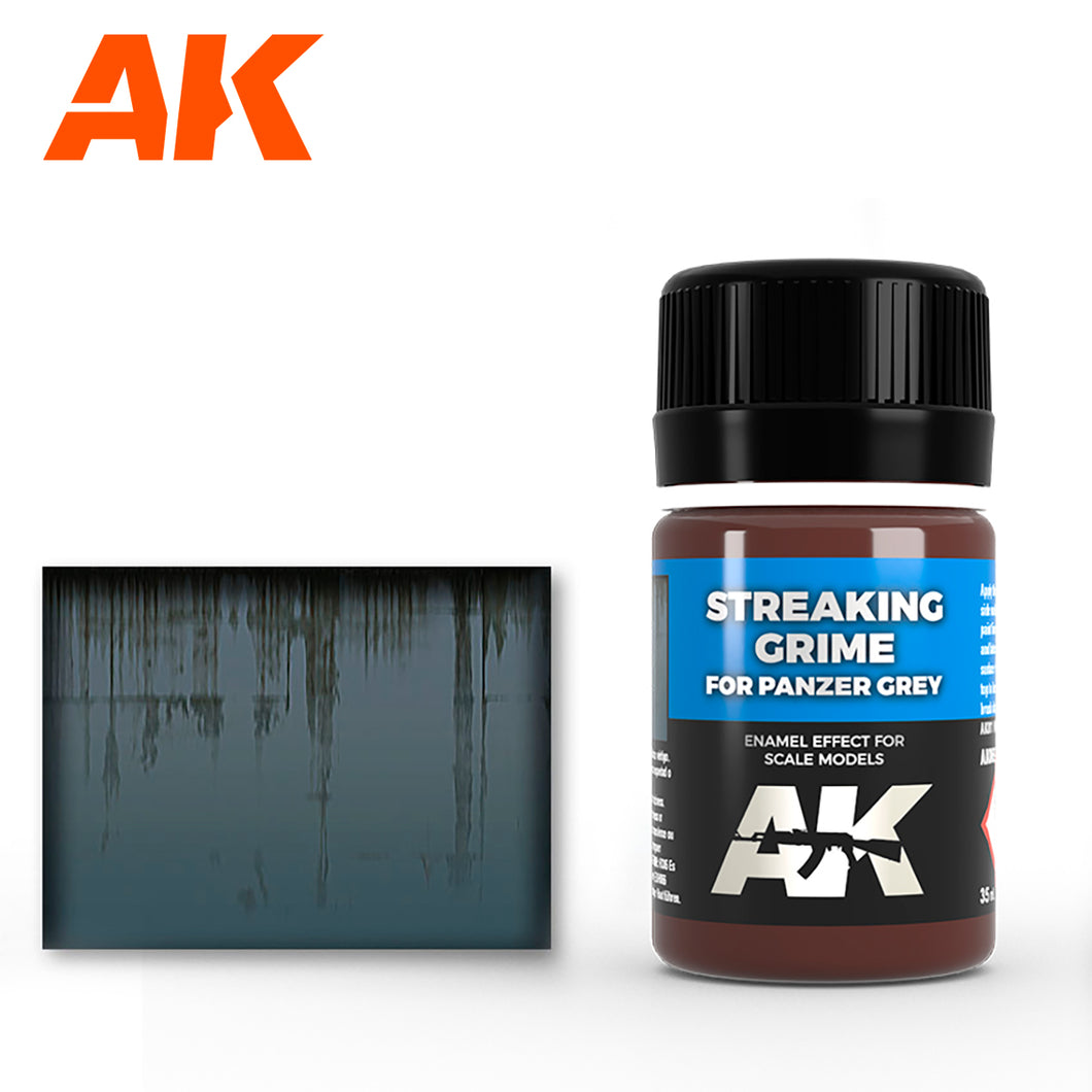 AK069 Streaking Grime for Panzer Grey