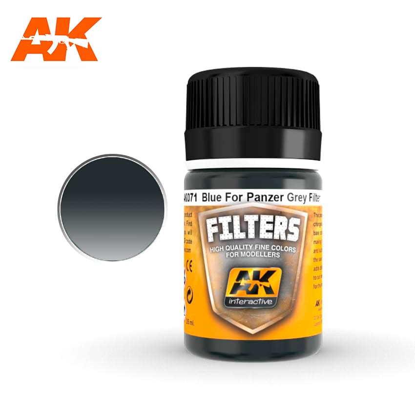 AK071 Filter Blue for Panzer Grey