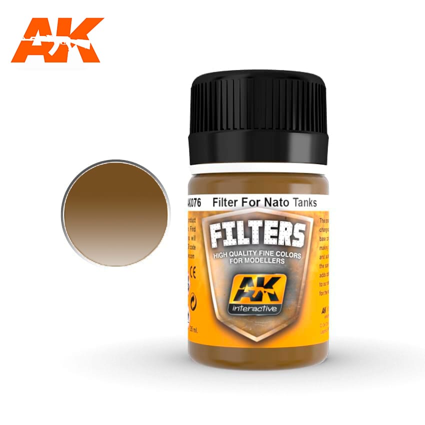 AK076 Filters Dark Brown for Nato and Green