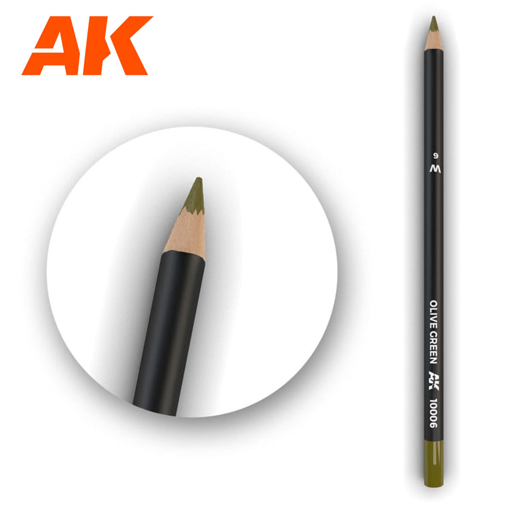 Olive Green Weathering Pencil - AK10006