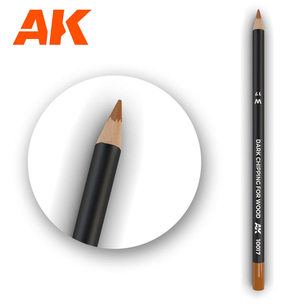 Dark Chipping For Wood Weathering Pencil - AK10017