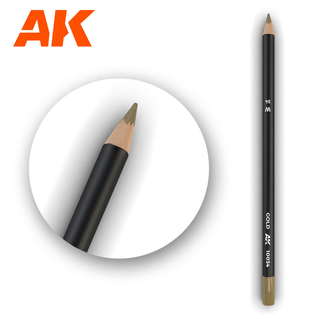 Gold Weathering Pencil - AK10034