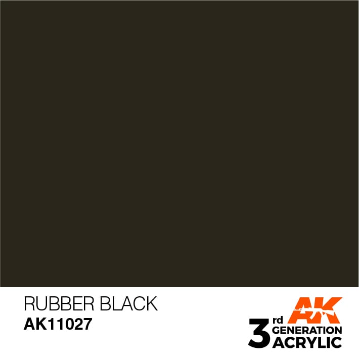 AK11027 Rubber Black - Standard