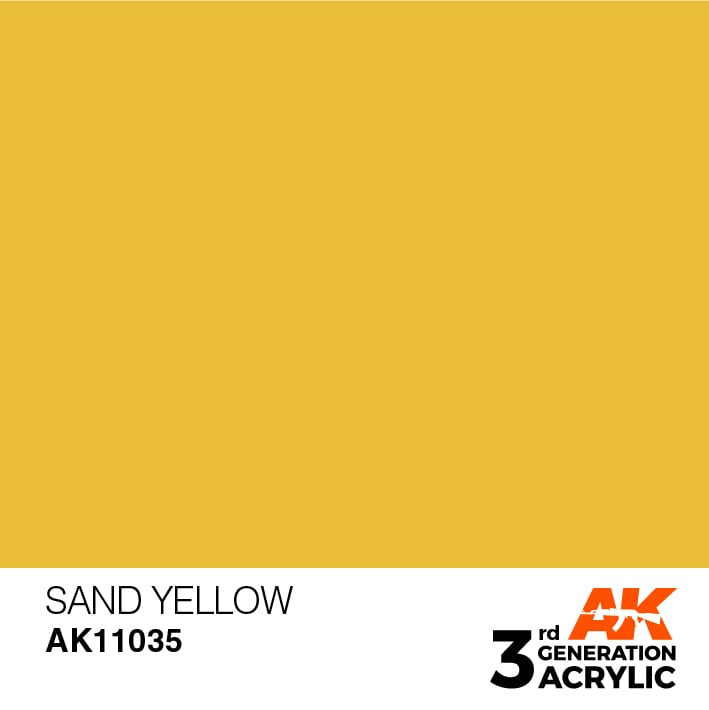 AK11035 Sand Yellow - Standard