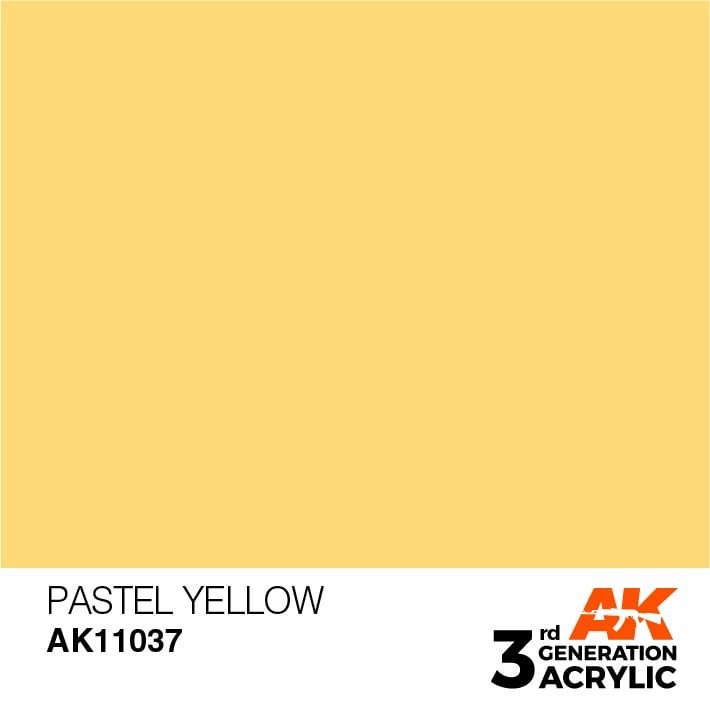 AK11037 Pastel Yellow - Pastel
