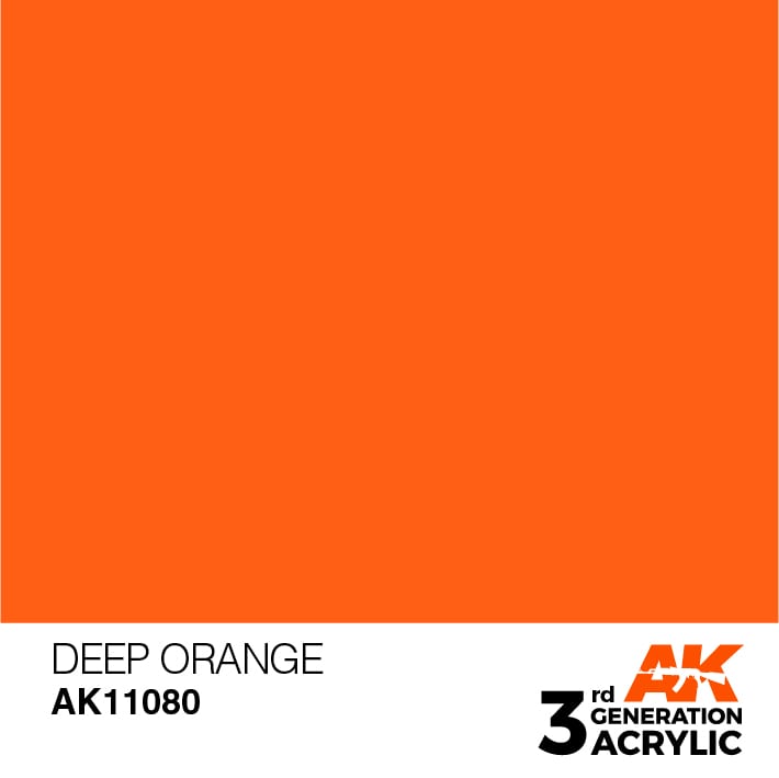 AK11080 Deep Orange - Intense