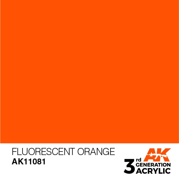 AK11081 Fluorescent Orange