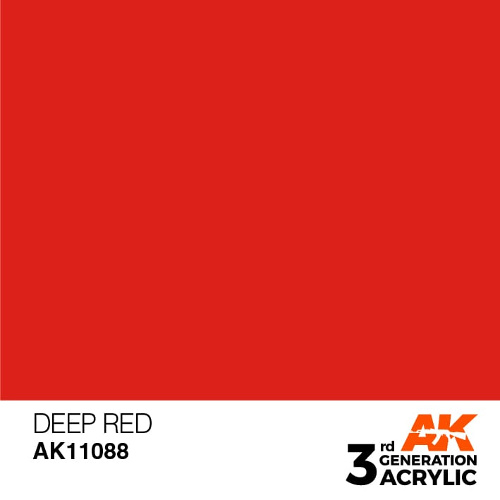 AK11088 Deep Red - Intense