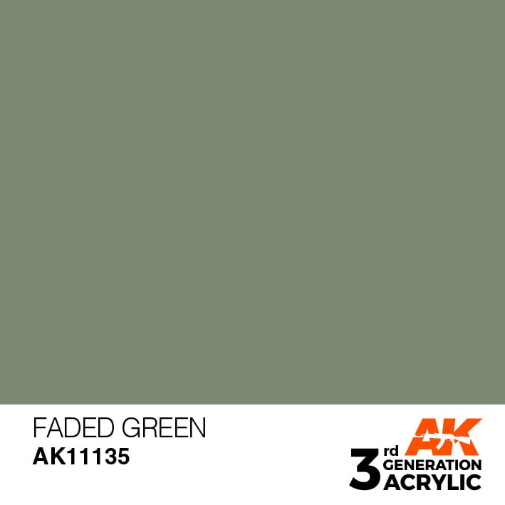 AK11135 Faded Green