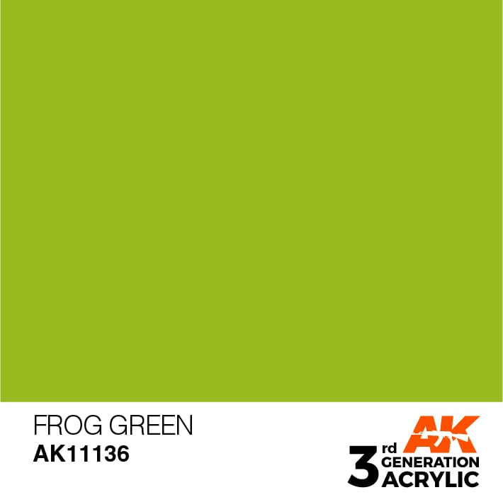 AK11136 Frog Green