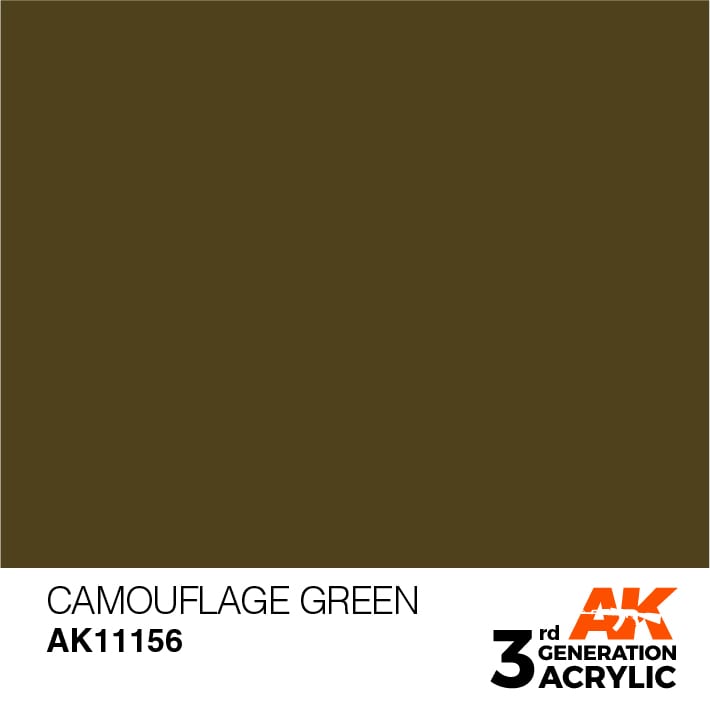 AK11156 Camouflage Green