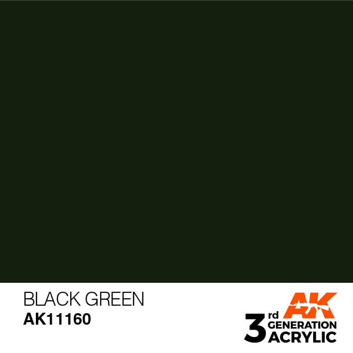 AK11160 Black Green