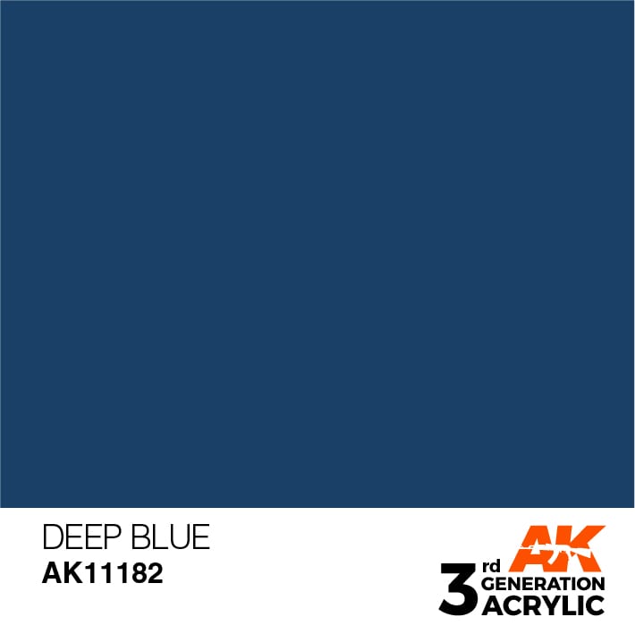 AK11182 Deep Blue - Intense