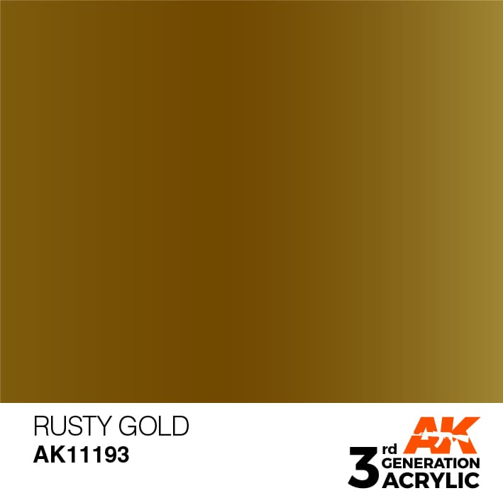 AK11193 Rusty Gold - Metallic