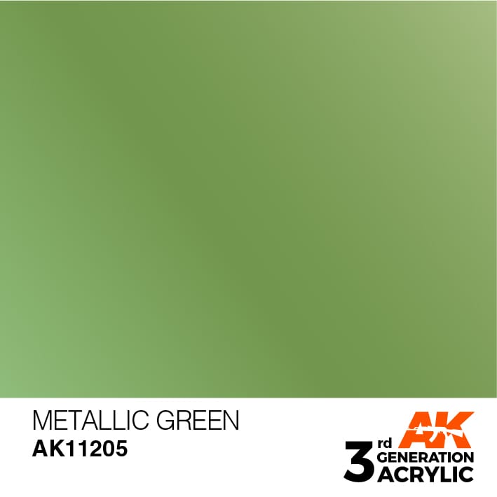 AK11205 Metallic Green - Metallic
