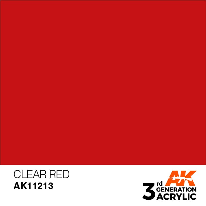 AK11213 Clear Red