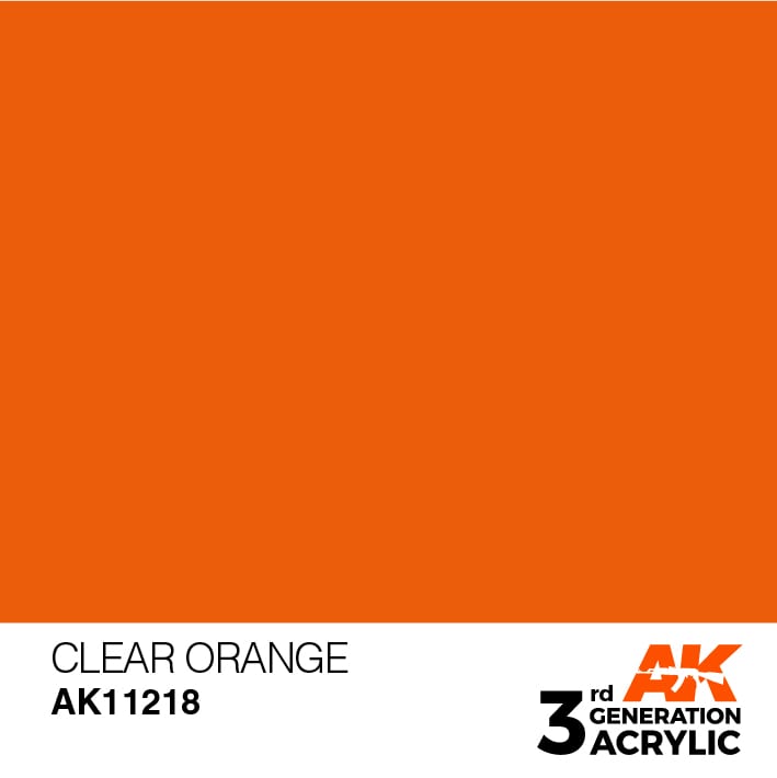 AK11218 Clear Orange