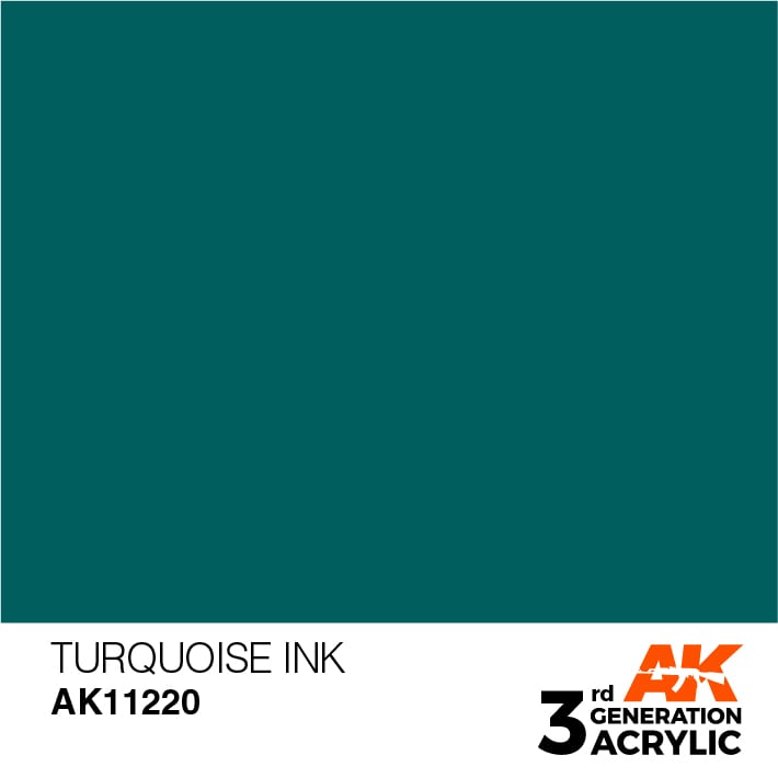 AK11220 Turqoise Ink - Ink