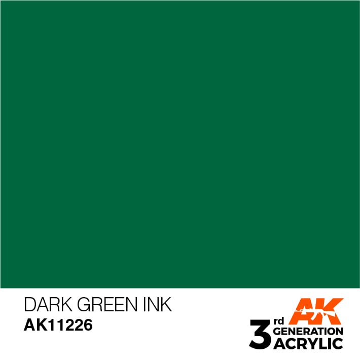 AK11226 Dark Green Ink - Ink