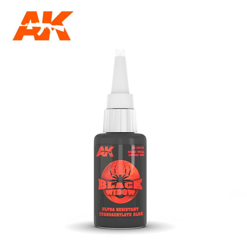 AK Black Widow Ultra Resistant Cyanoacrylate Glue 20g