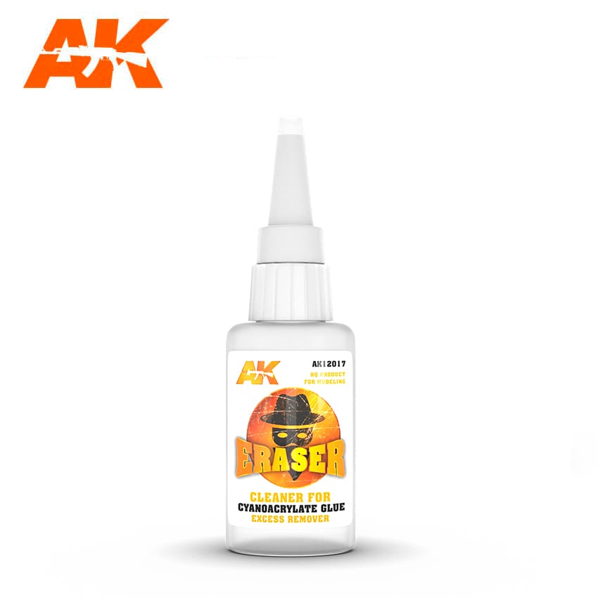 AK Eraser; Cleaner for Cyanoacrylate Glue 20g