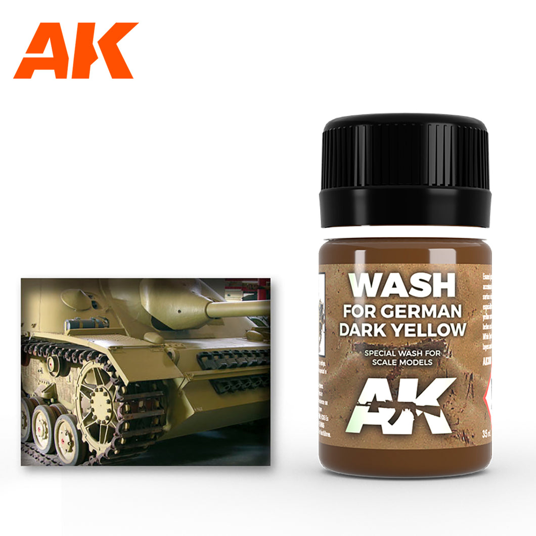 AK300 Wash for German Dark Yellow