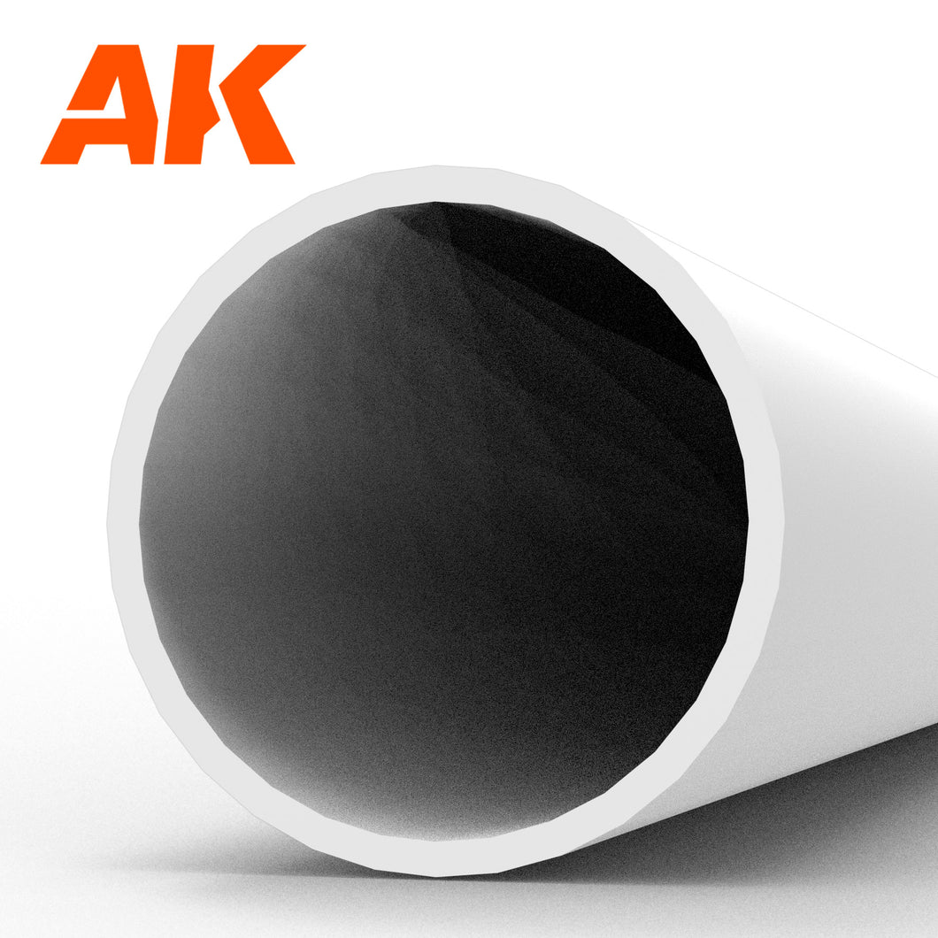 Hollow tube 6.00 diameter x 350mm / 0.236 diameter x 13.78″, wall thickness 0.7mm – 3 units