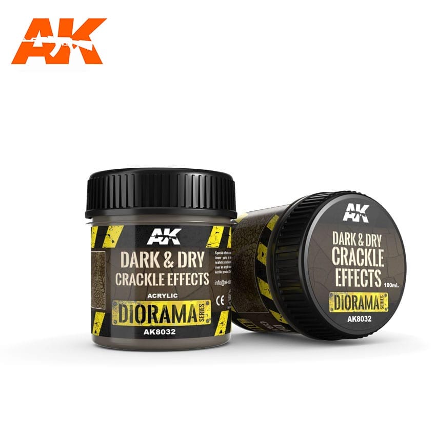 AK8032 - Dark & Dry Crackle Effects