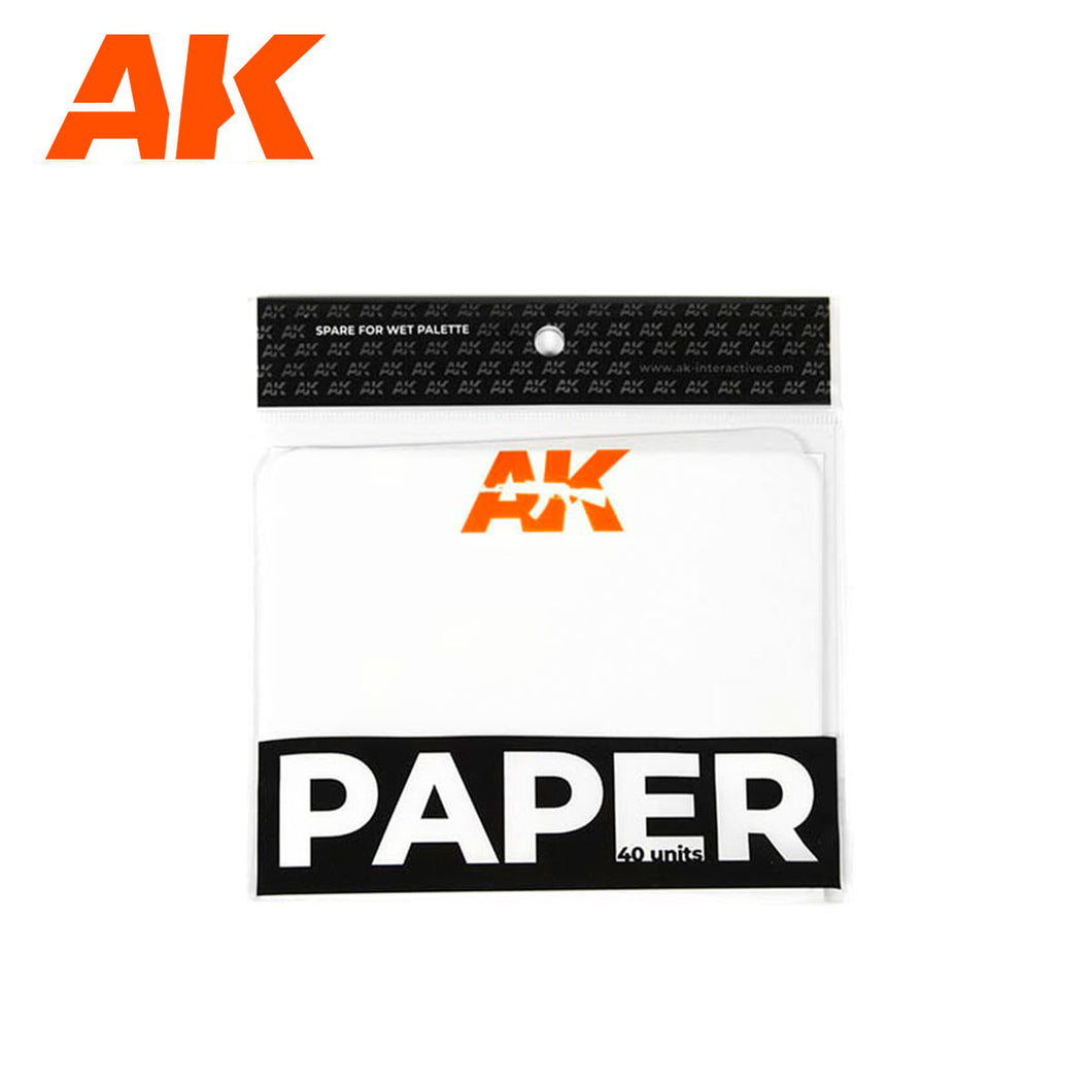 Hydro Paper for AK Wet Palette - 40 units