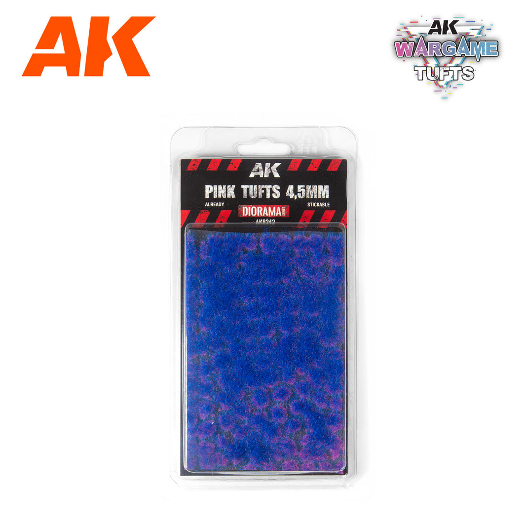 Pink and Blue Wargame Tufts 4.5mm