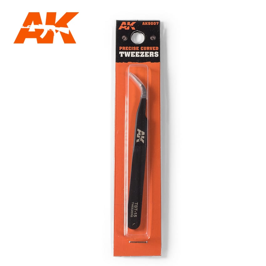 Precise Curved Tweezers Ak9007