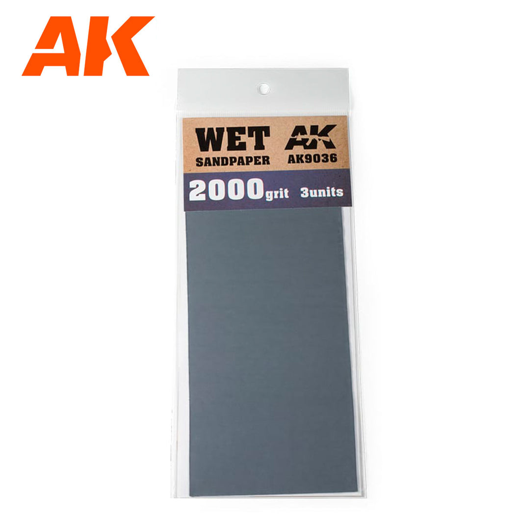 WET Sandpaper 2000 Grit (3units)