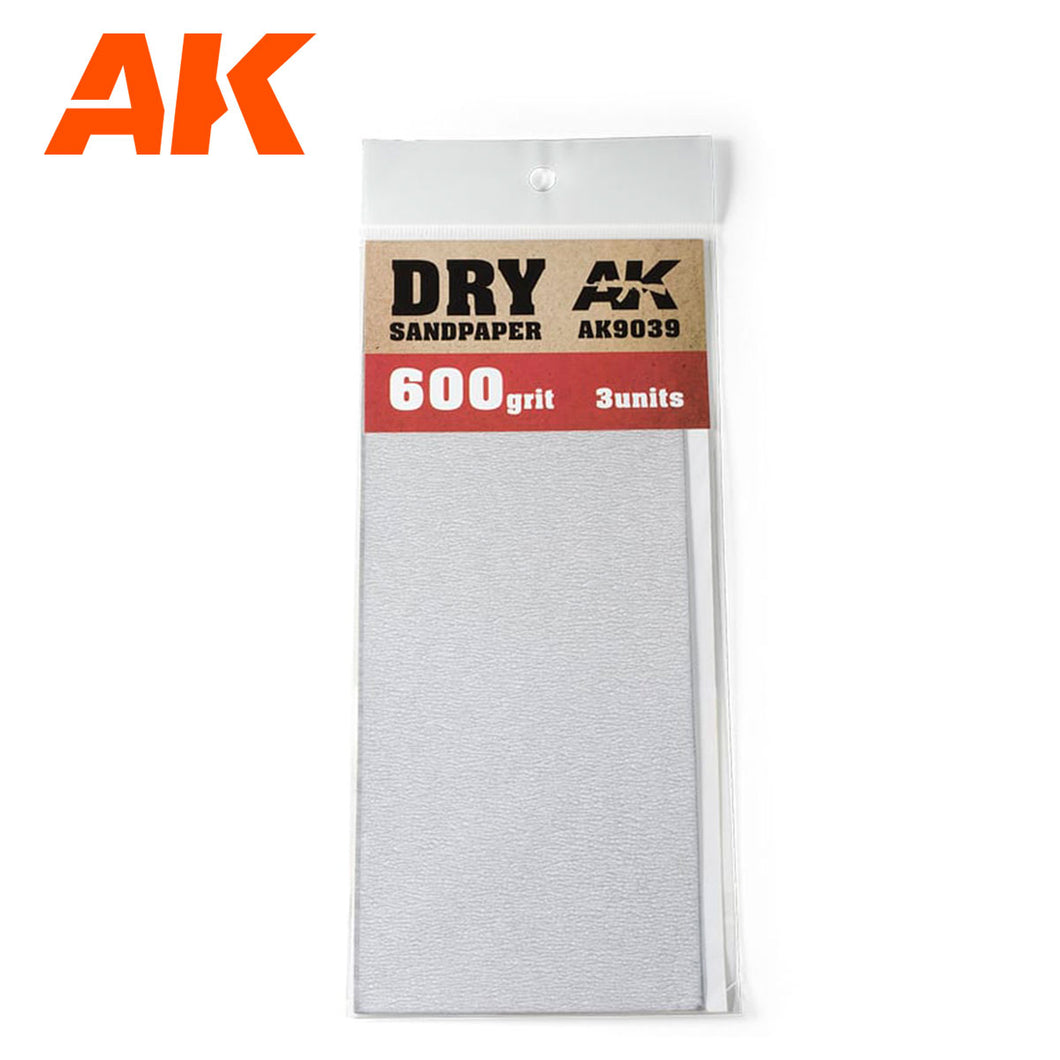 DRY Sandpaper 600 Grit (3units)
