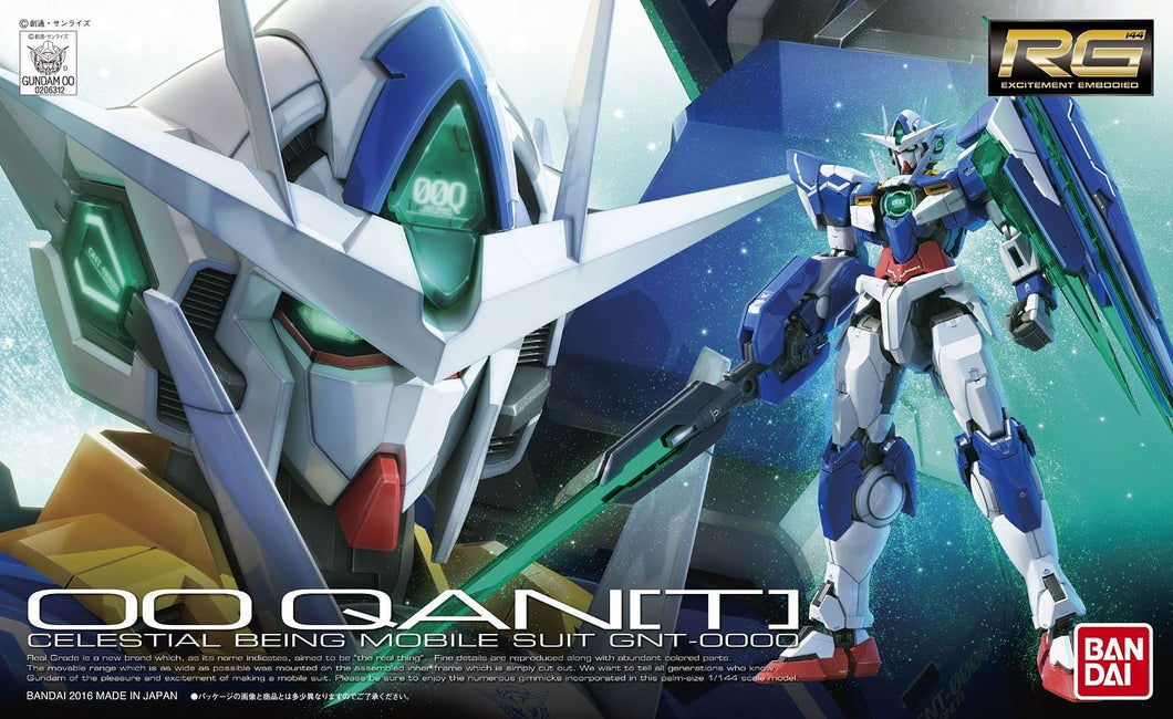 00 QAN[T] Celestial Being Mobile Suit GNT-0000 (RG)