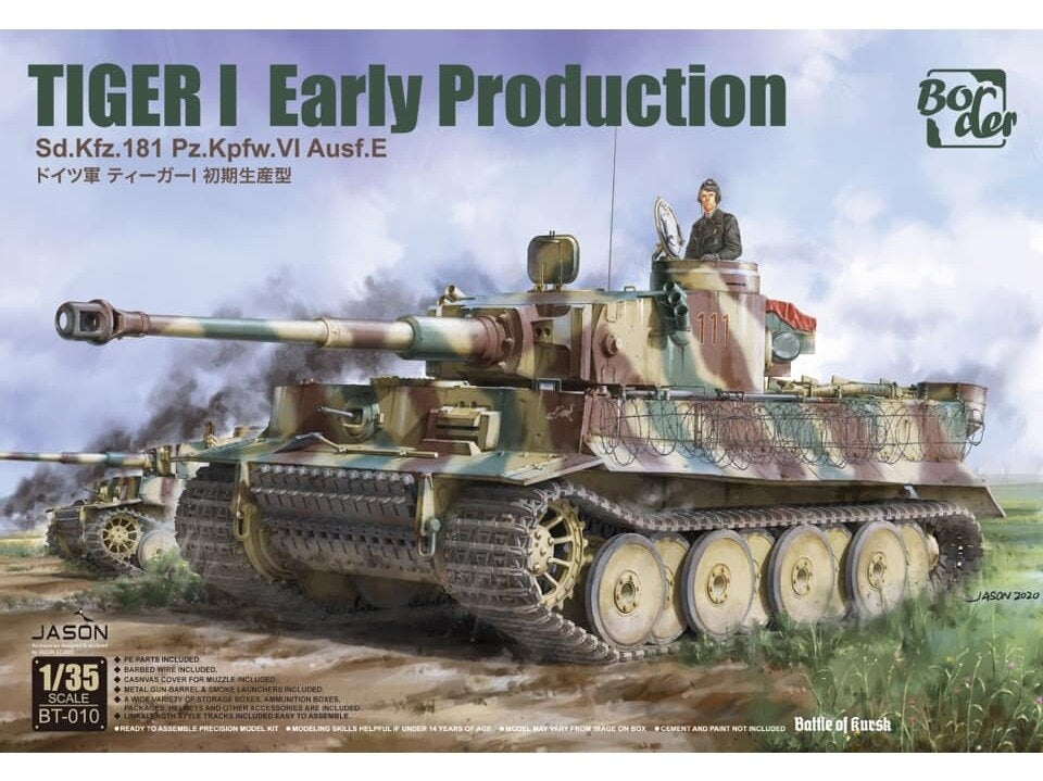 Tiger 1 Early Production Sd.Kfz.181 Pz.Kpfw.VI Ausf.E 1:35