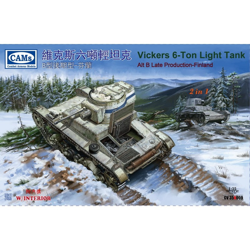 Vickers 6 Ton Light Tank -Late prod. Finland 1:35