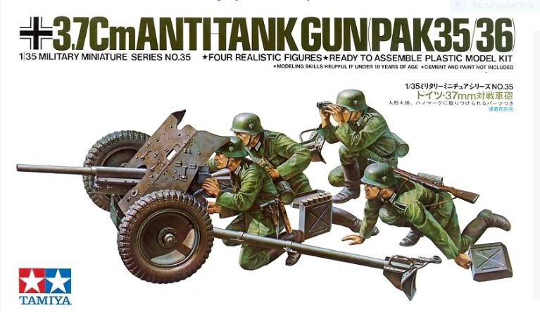 3.7cm Antitank Gun Pak 35/36 1:35